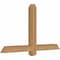 Ekena Millwork Eugene Smooth Timber Gable Bracket, Western Red Cedar, 48"W x 28"H x 3 1/2"D x 3 1/2"F, 14/12 Pitch GBW048X28X0404EUG00SWR - alternate 3